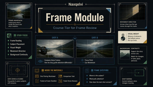 Naxvelvi Frame Module course tier for frame review with various frames and explanations.