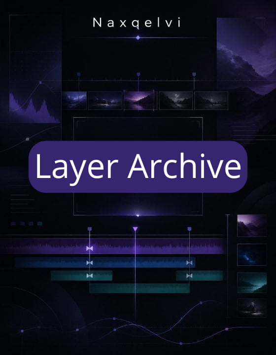 Layer Archive with Naxqelvi branding on a dark background