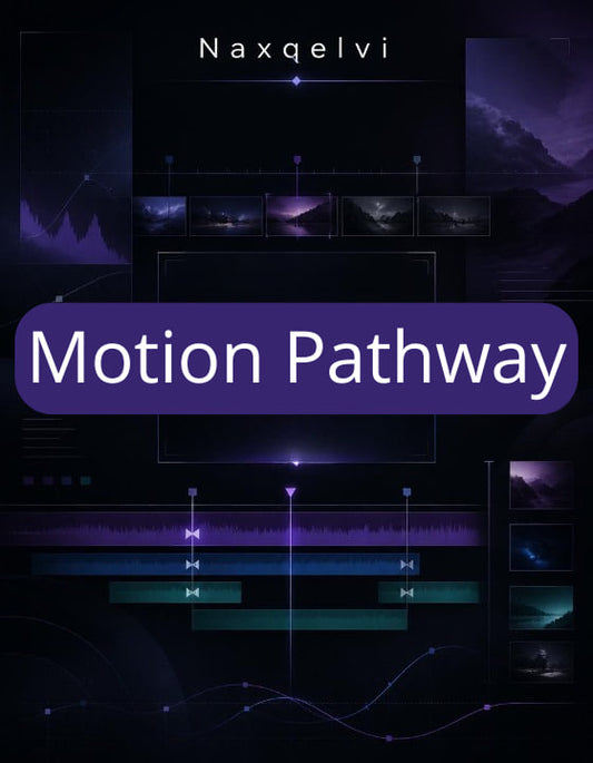 Naxqelvi Motion Pathway software interface with dark background and purple accents