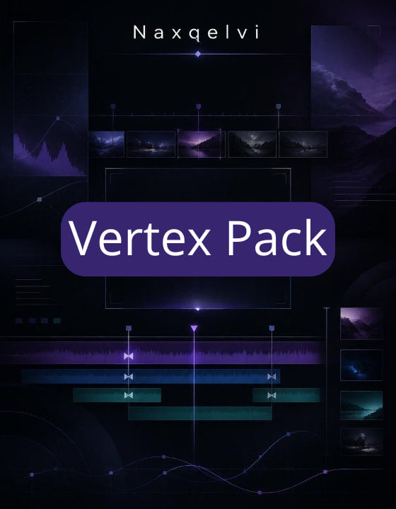 Naxqelvi Vertex Pack with purple and blue graphics on a dark background